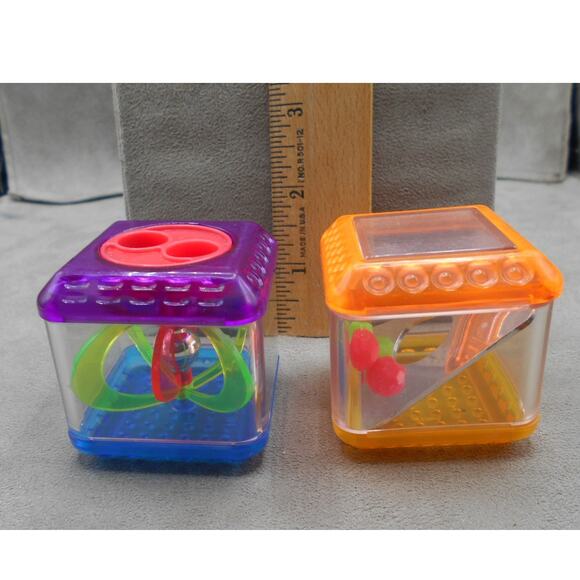 Fisher Price Peek A Block 2005 Sparkle Blocks H7056 Lot of 2 - Picture 6 of 9